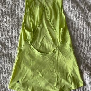 Lululemon open back tank